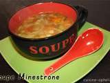 Soupe minestrone – 27 kcal