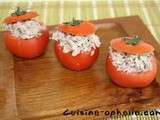 Tomate farcie au thon ( Entrée crue) – 48kcal