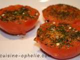 Tomates aux herbes minutes au micro onde – 20kcal