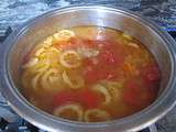 Soupe estivale à la tomate
