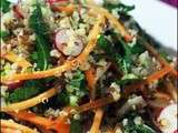 Salade quinoa boulgour et herbes