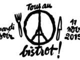 Peace for Paris : tous au bistrot demain soir