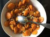 Salade de carottes et pois chiches au cumin