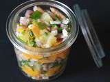 Salade tiède de pommes de terre à l’orange et harengs fumés, Miam truck #1