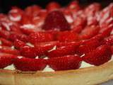 Tarte aux fraises et basilc