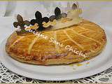 Galette des rois, à la crème d'amandes, pâte feuilleté maison