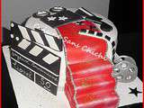 Gâteau thème cinéma, Hollywood