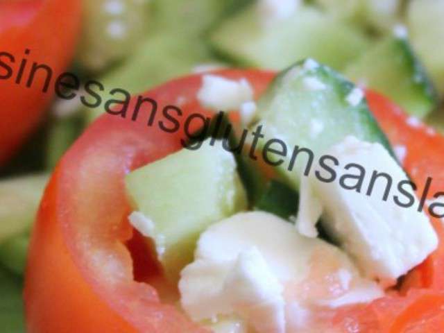 Recettes de Salade cretoise de Cuisine Sans Gluten et Sans Lactose