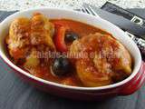 Paupiettes sauce tomate, poivrons et olives