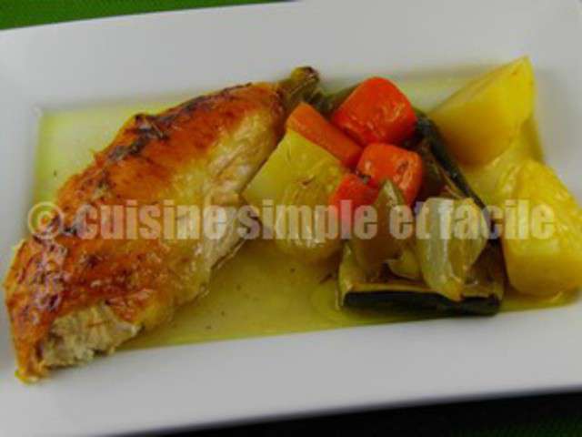 Recettes de Poulet rôti de Cuisine simple et facile