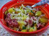Salade tiède pommes de terre -endives et jarret