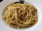 Spaghetti sauce pesto