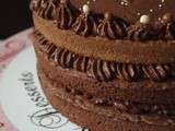 Gâteau d’anniversaire : layer cake au chocolat