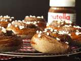 Petites brioches roulées au Nutella