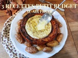 3 recettes petit budget au air fryer : des plats faciles et généreux