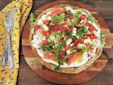 Pizza à la patate douce – Recette du livre de Juju Fitcats, 50 nuance de patate douce