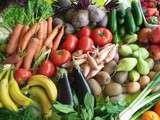 Légumes et fruits au marché d'Héraklion