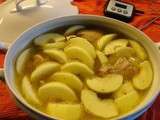 Volaille en cocotte au cidre et pommes fruits