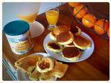 Blueberry pancakes / pancakes à la myrtille pour le brunch du dimanche