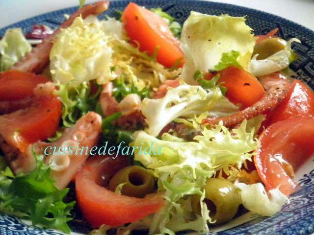 Recettes de Salade verte de cuisinedefarida