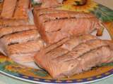 Cuisson du pavé de saumon au barbecue