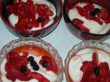 Fromage blanc aux fruits rouges