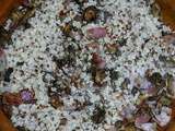 Quinoa aux champignons et lardons