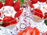 Tiramisu aux fraises et pépites de chocolat