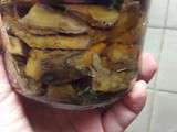 Conserves  de champignon à l’huile