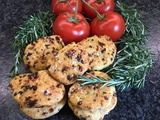 Cookies aux tomates et olives noires