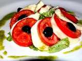 Salade Tomates - Mozzarella & pesto