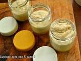 Crème vanille au caramel au beurre salé