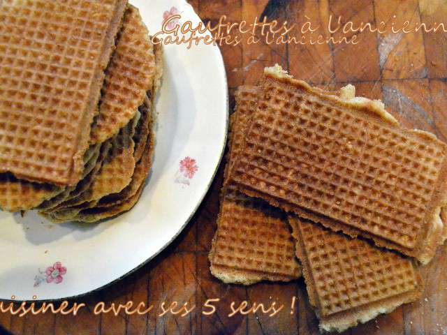 Recettes de Gaufrette de Cuisiner avec ses 5 sens
