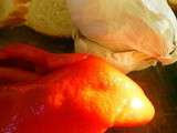 Tiramisu aillé aux poivrons rouges