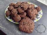 Biscuits triple chocolat aux biscuits Oréo