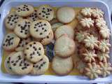 Sablés à la vanille à la presse à biscuits….ou pas
