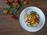 Gambas aux légumes du soleil : une recette estivale simple et savoureuse
