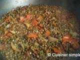 Lentilles vertes au curry - Blog Cuisiner Simple