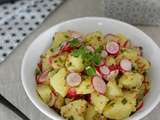 Salade de pommes de terre et radis
