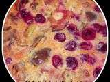 Clafoutis rhubarbe/figue/griotte