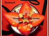 Tiramisu fraises/citron/chocolat