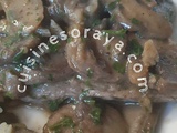 Bifteck de boeuf aux champignons