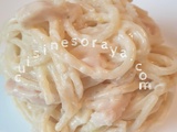 Spaghettis carbonara légère (sans crème)