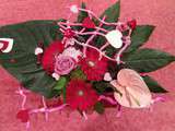 Art floral fevrier St Valentin