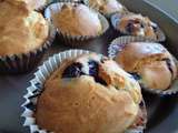 Muffins aux myrtilles fraîches