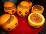 Oranges scalpées Halloween