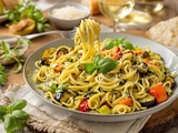 Que manger avec des pâtes au pesto
