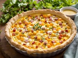 Quiche savoureuse et saine : découvrez notre recette butternut, chèvre et jambon validée par une diététicienne