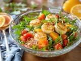 Salade de saint-jacques aux agrumes