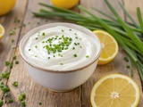 Sauce yaourt ciboulette citron légère